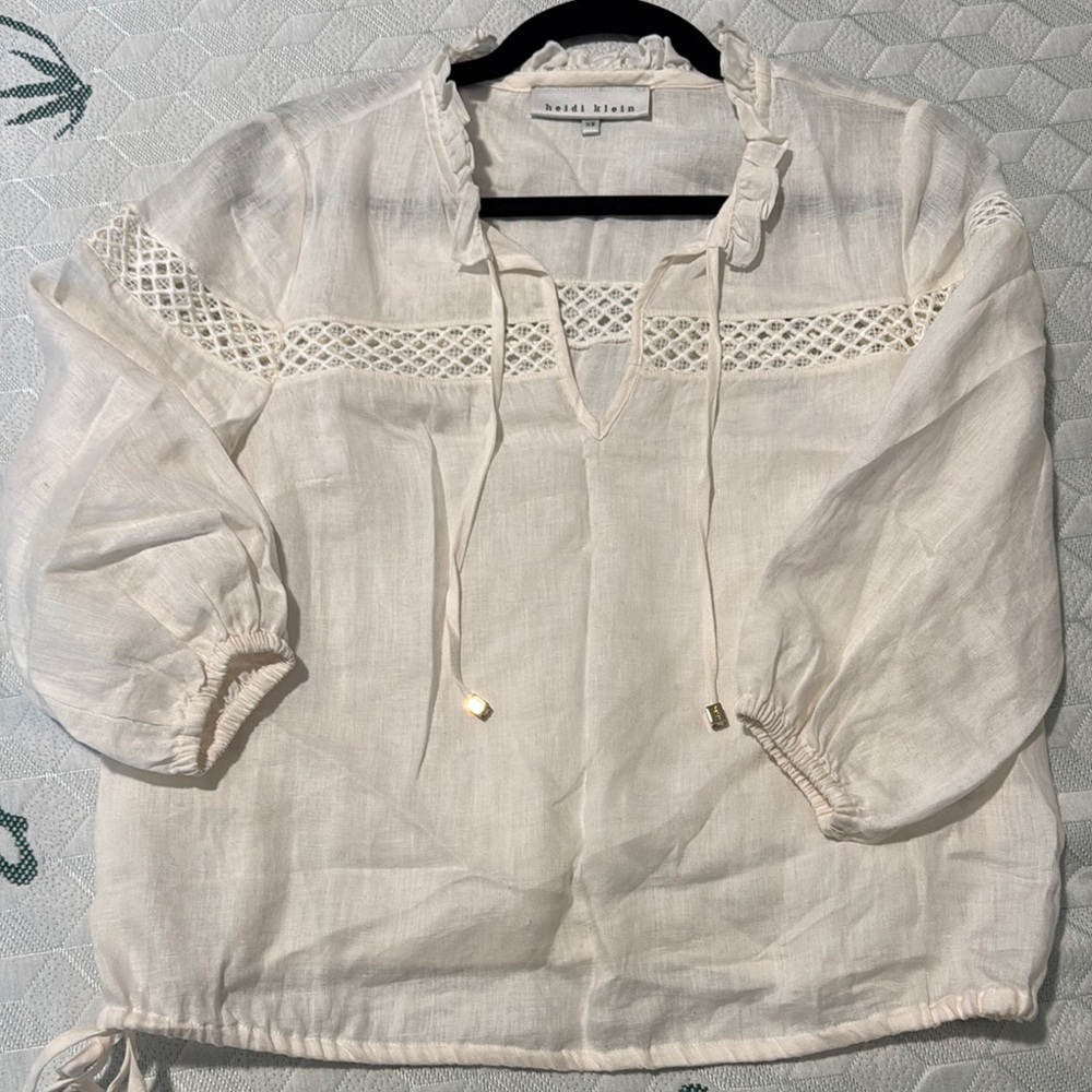 Heidi Klein White Blouse by [Brand]